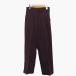  натуральный kchu-runatural couture центральный Press брюки распорка одноцветный простой tuck F Brown чай /HT11 женский 