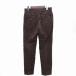  Adam et Rope Adam et Rope' вельвет центральный Press брюки слаксы одноцветный хлопок хлопок 40 Brown чай /FT26 женский 