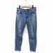  Sly SLY JEANS повреждение Denim джинсы узкие брюки 24 синий blue /FT5 женский 