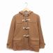  Child Woman CHILD WOMAN полупальто "даффл коут" внешний Short шерсть . капот одноцветный F чай Brown /NT22 женский 