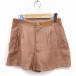  Misch Masch MISCH MASCH tuck шорты одноцветный шерсть M Camel чай /FT47 женский 