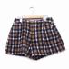  Lowrys Farm LOWRYS FARM брюки Short шерсть проверка M Brown чай /KT24 женский 