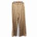  новый yo- машина NEWYORKER flare pants ботинки cut одноцветный простой хлопок .9 бежевый /HT33 женский 