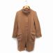  красный si-mRED SEAM пальто внешний воротник-стойка Zip выше шерсть одноцветный 38 Camel /NT22 женский 