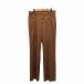  Anayi ANAYI центральный p брюки слаксы распорка одноцветный шерсть 38 Brown чай /FT28 женский 