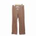  красный chop Works RED CHOP WORKS брюки распорка вязаный ребра хлопок хлопок свободно 38 чай Brown /NT8 женский 