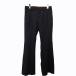  Ined INED flare pants ботинки cut Rollei z одноцветный простой шерсть шерсть 7 черный чёрный /HT25 женский 