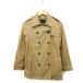  Strawberry Fields STRAWBERRY-FIELDS тренчкот внешний Short двойной отложной воротник tuck Camel /NT18 женский 