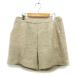 Porte teb тонн Porter des boutons шорты широкий вязаный шерсть свободно лента бежевый /NT13 женский 