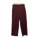 g Laile GRL центральный Press брюки слаксы Semi-wide одноцветный L Brown чай /FT14 женский 