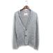 B&amp;Y United Arrows BEAUTY&amp;YOUTH красота &amp; Youth linen вязаный кардиган M серый пепел /FT21 мужской 