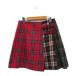 retiazeruREDYAZEL юбка-брюки ремень проверка M красный красный /KT6 женский 