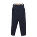 yuuyuw tuck конические брюки одноцветный linen.M угольно-серый /FT27 женский 