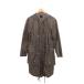  Deuxieme Classe la дракон DEUXIEME CLASSE L'ALLURE капот Mod's Coat длинный draw -тактный кольцо соотношение крыло покрой Zip выше 