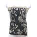  не использовался товар Royal party ROYAL PARTY bare top гонки cut and sewn Short 38 чёрный черный бежевый /NT22 женский 