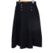  гарантия Lee Visconti GALLERY VISCONTI tuck гаучо брюки широкий боковой кнопка одноцветный 2 черный чёрный /FT48 женский 