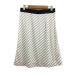  I si- Be iCB skirt flair knees height total pattern waist rubber M gray white white lady's 
