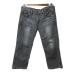  Levi's Levi's брюки Denim джинсы распорка укороченные брюки Zip fly повреждение обработка 28 серый женский 