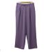  Hare HARE брюки широкий конический длинный tuck одноцветный S фиолетовый лаванда лиловый мужской 