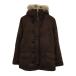  Ships jet голубой SHIPS JET BLUE пальто жакет down двойной Zip мех общий рисунок длинный рукав SMALL чай Brown мужской 