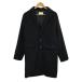  высокий Beck HIBECK пальто Cesta - длинный переключатель одноцветный шерсть длинный рукав 1 чёрный черный мужской 