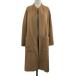  Zara ZARA пальто no color длинный передний открытие одноцветный длинный рукав USA S бежевый чай Brown женский 