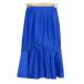  tea cot Chacott Royal Dance skirt flair flower motif corsage M blue blue lady's 