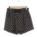  Rope ROPE юбка-брюки шорты цветочный принт точка шифон 38 чёрный черный женский 