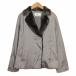  Pinot -rePINORE жакет средний хлопчатник искусственный мех автомобиль i колено 38 серый женский 