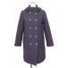  темно синий jepeie Adieu Tristesse conges payes ADIEU TRISTESSE пальто длинный стеганое полотно капот 38 фиолетовый женский 