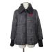  filler Golf FILA GOLF жакет блузон двусторонний с хлопком тысяч птица .. проверка полиэстер LL черный серый женский 