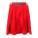  Ricci mi-Riccimie flair skirt knee height P red red /YI lady's 