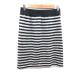  United Arrows UNITED ARROWS tight skirt knee height knitted border 38 gray black black /CT lady's 