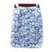  Spick &amp; Span Spick&amp;Span tight skirt knee height floral print 38 blue blue white white /YI lady's 