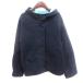 duklaseDoCLASSE fleece jacket hood 9 navy blue navy /AU #MO lady's 