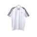  Adidas adidas спорт одежда футболка cut and sewn переключатель сетка линия короткий рукав M белый белый /YK мужской 