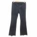  Ined INED flare pants Buggy слаксы 7 чёрный черный /YK женский 