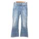 ji- Star low G-Star RAW Denim брюки джинсы широкий woshu обработка 25 M синий голубой /MN женский 