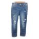 ru прохладный Blanc le.coeur blanc Denim брюки джинсы конический повреждение обработка 38 M темно-синий темно-синий /MN женский 