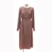  винт ViS One-piece длинный талия лента длинный рукав M чай Brown /MS женский 