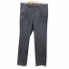  Uniqlo UNIQLO слаксы брюки 85cm L угольно-серый /YK *RY мужской 
