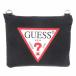  Guess GUESS клатч ручная сумочка Logo принт парусина чёрный черный /YK *RY мужской 