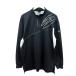 Paradiso PARADISO GOLF Golf одежда cut and sewn половина Zip принт длинный рукав Logo вышивка LL чёрный черный /MN мужской 