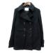 B&amp;Y United Arrows BEAUTY&amp;YOUTH красота &amp; Youth Пальто Честерфилд двойной общий подкладка шерсть S чёрный черный /MN женский 