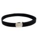  No-brand ремень ролик пряжка парусина чёрный черный /MN *RY женский 