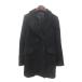  зеленый этикетка сирень расческа ng United Arrows green label relaxing Пальто Честерфилд шерсть общий подкладка 36 чёрный женский 