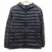  Uniqlo UNIQLO пуховик Zip выше капот M чёрный черный /YK женский 