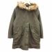  не использовался товар Ray Cassin Ray cassin Mod's Coat с хлопком Zip выше искусственный мех общий подкладка F зеленый хаки /YK женский 