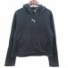  Puma PUMA Parker тянуть over обратная сторона ворсистый длинный рукав S чёрный черный /YK женский 