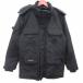 CLASSIC VOGUE с хлопком жакет Zip выше капот общий подкладка M чёрный черный /YK *RY мужской 
